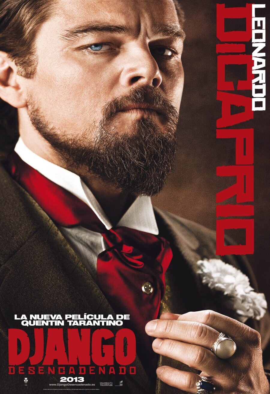 Cartel de Django sin cadenas - Leonardo DiCaprio