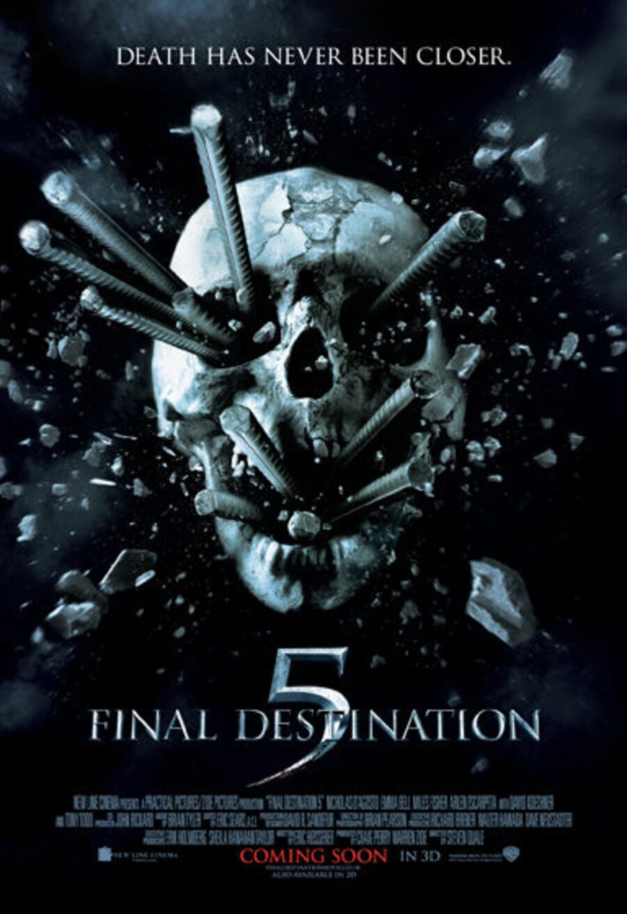 Cartel de Destino final 5 - EEUU