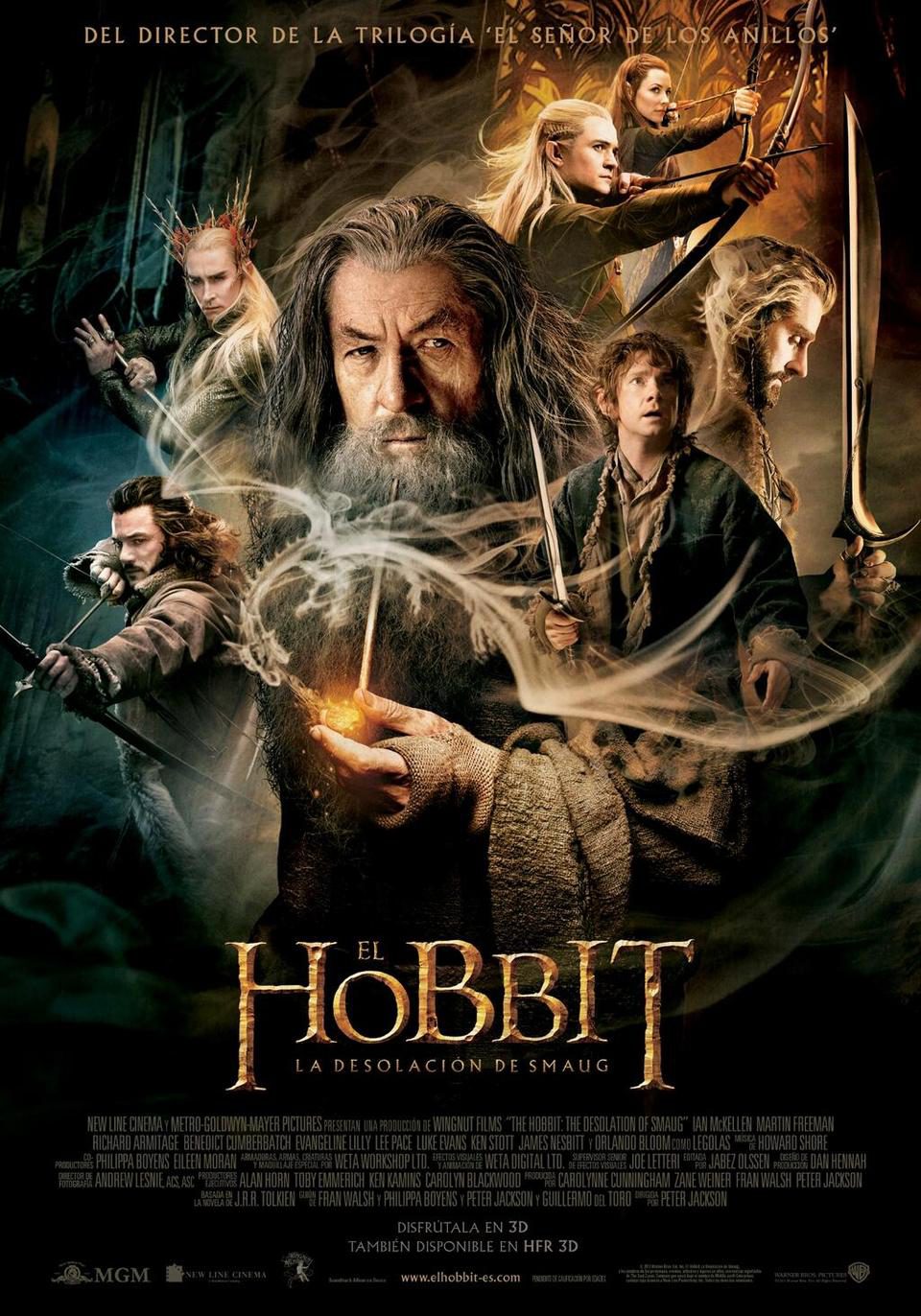 Cartel de El Hobbit: La desolación de Smaug - España