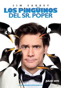 Cartel de Los pingüinos de papá