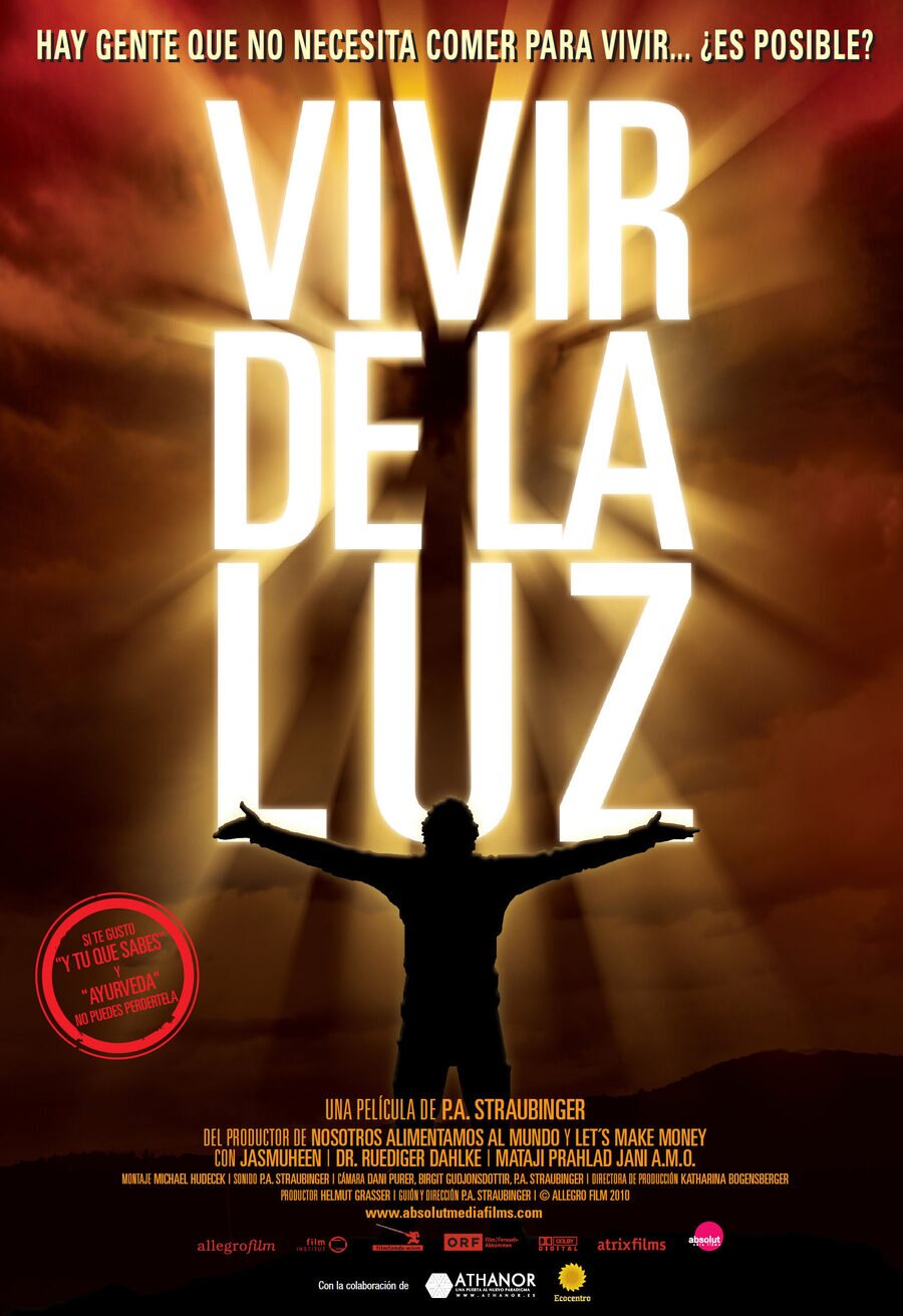 Cartel de Vivir de la luz - España