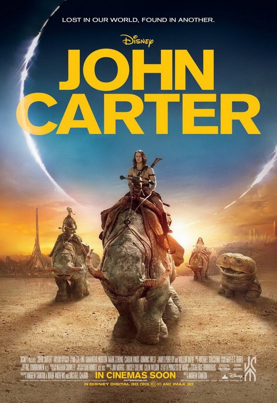 Cartel de John Carter: Entre dos mundos - Estados Unidos