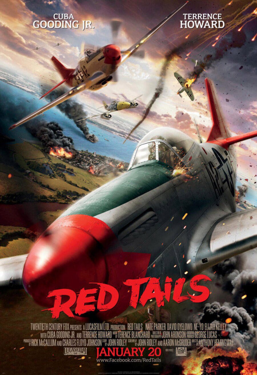 Cartel de Red Tails - EEUU