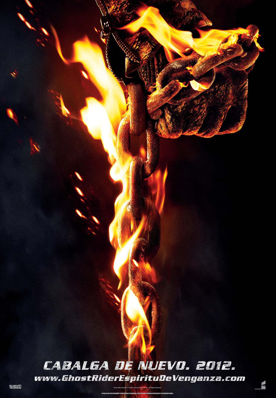 Cartel de Ghost Rider: Espíritu de venganza - Teaser España