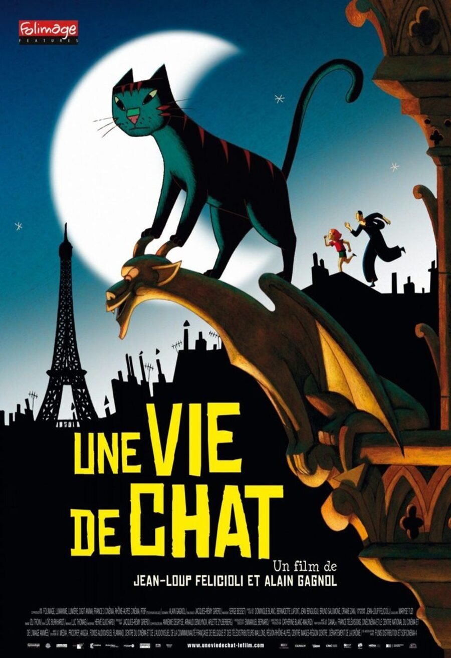 Cartel de Un gato en París - FRANCIA
