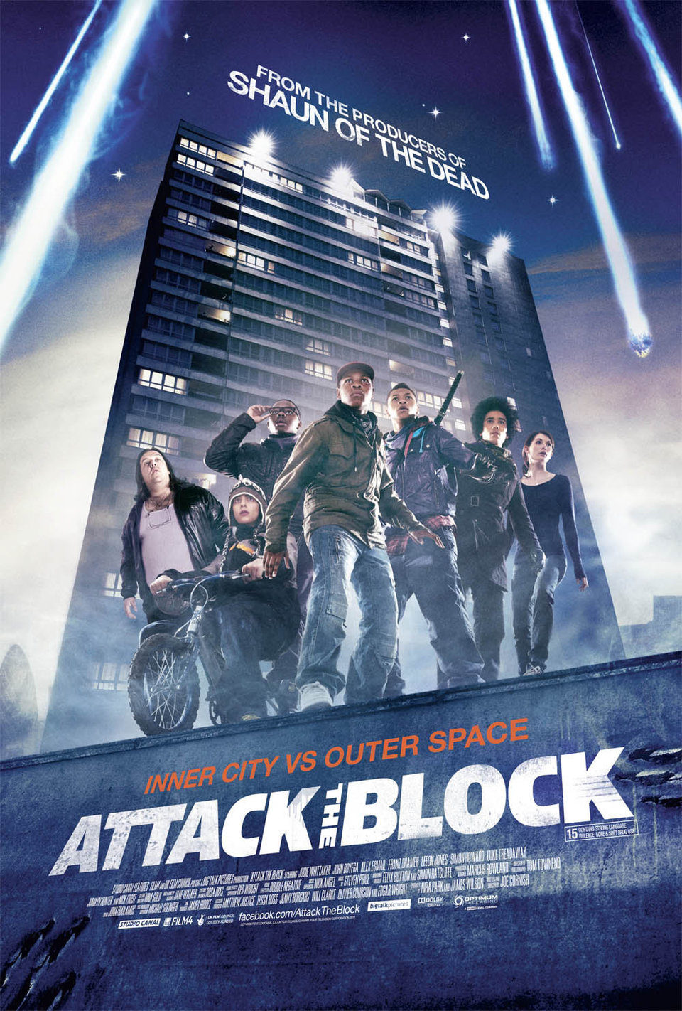 Cartel de Attack the Block - Reino Unido