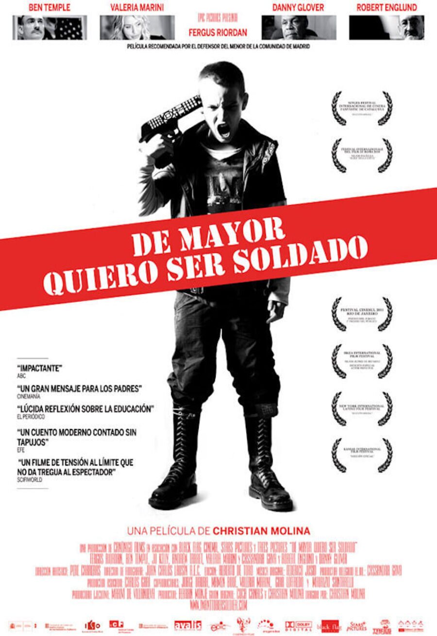 Cartel de De mayor quiero ser soldado - España