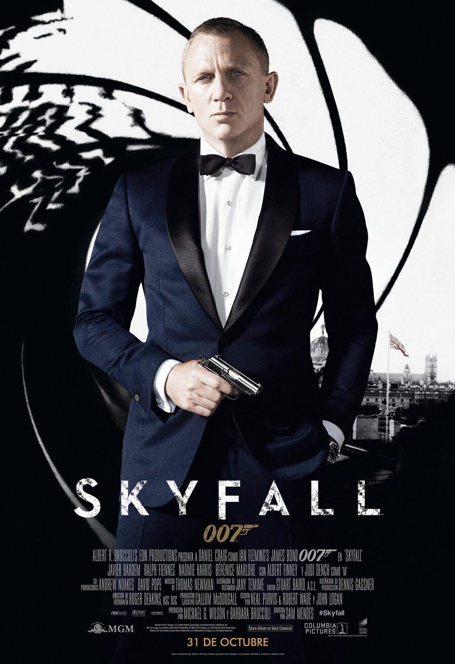Cartel de 007 Operación Skyfall - España