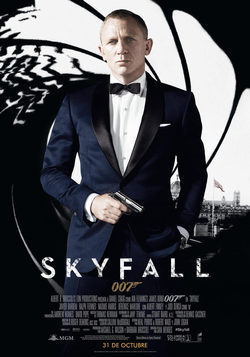 Cartel de 007 Operación Skyfall
