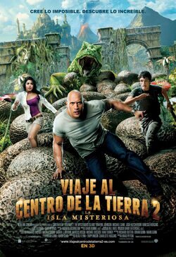 Cartel de Viaje al centro de la Tierra 2: La isla misteriosa