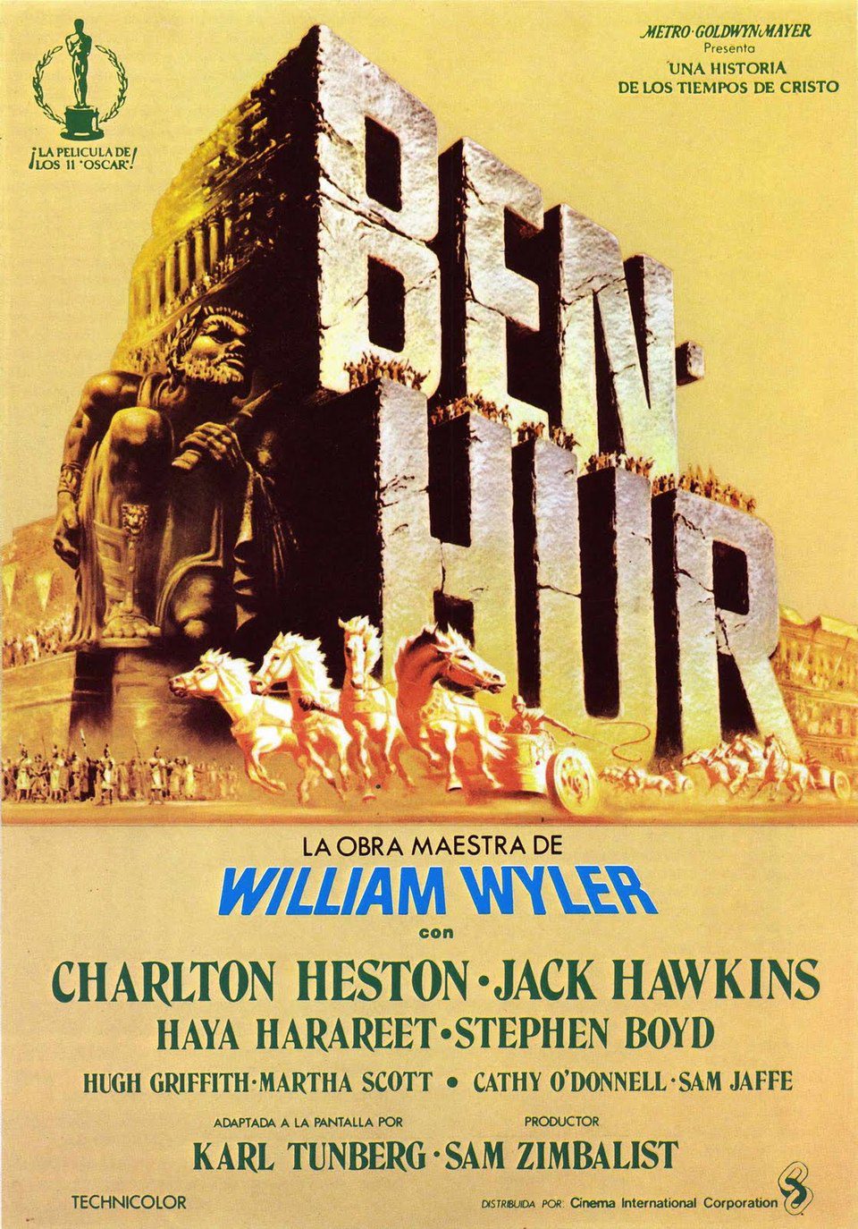 Cartel de Ben-Hur - Estados Unidos