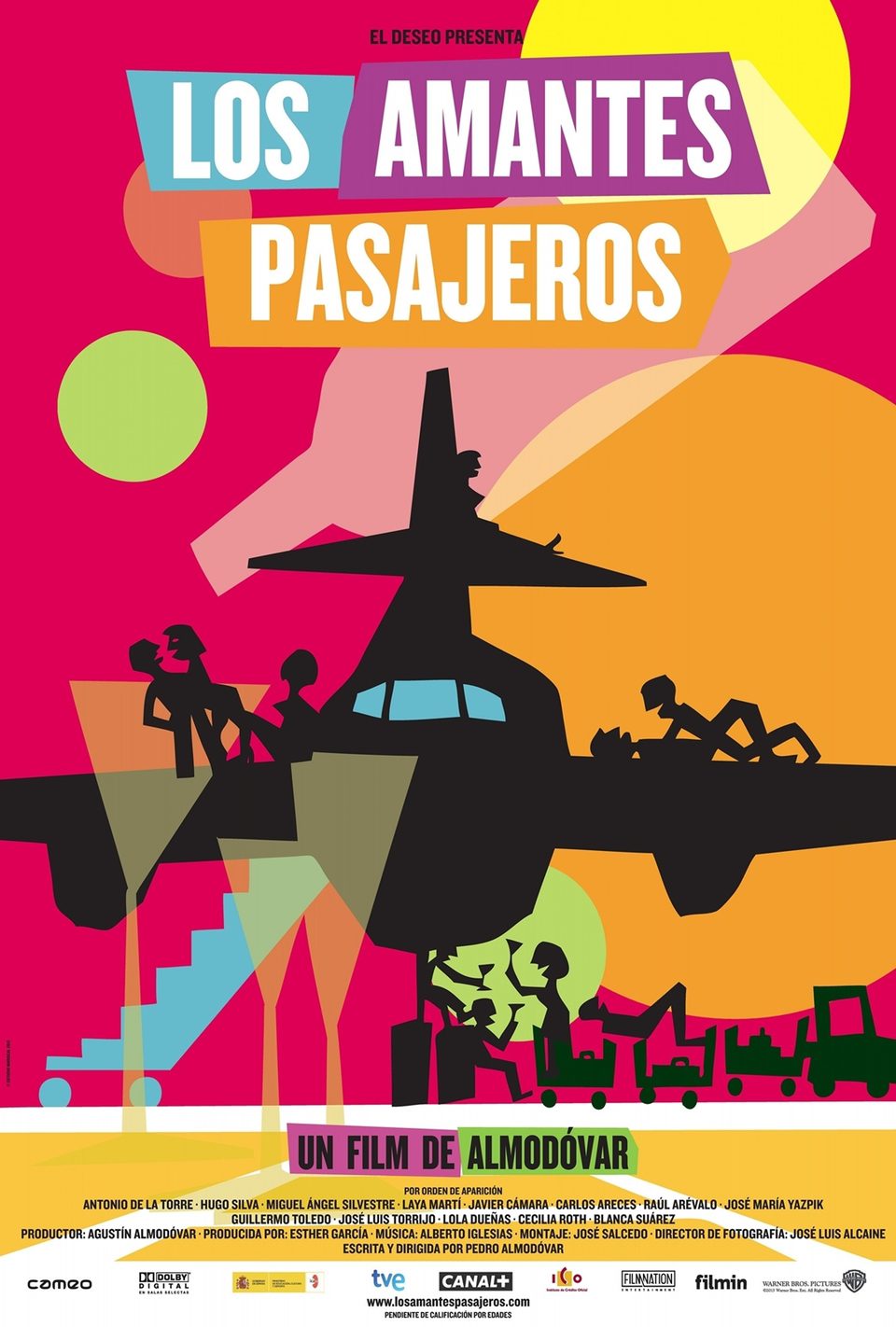 Cartel de Los amantes pasajeros - España