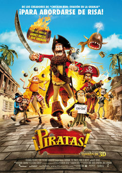 Cartel de ¡Piratas! Una loca aventura