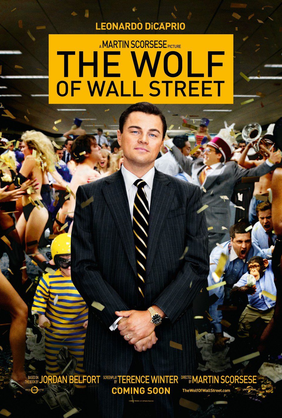 Cartel de El lobo de Wall Street - EEUU