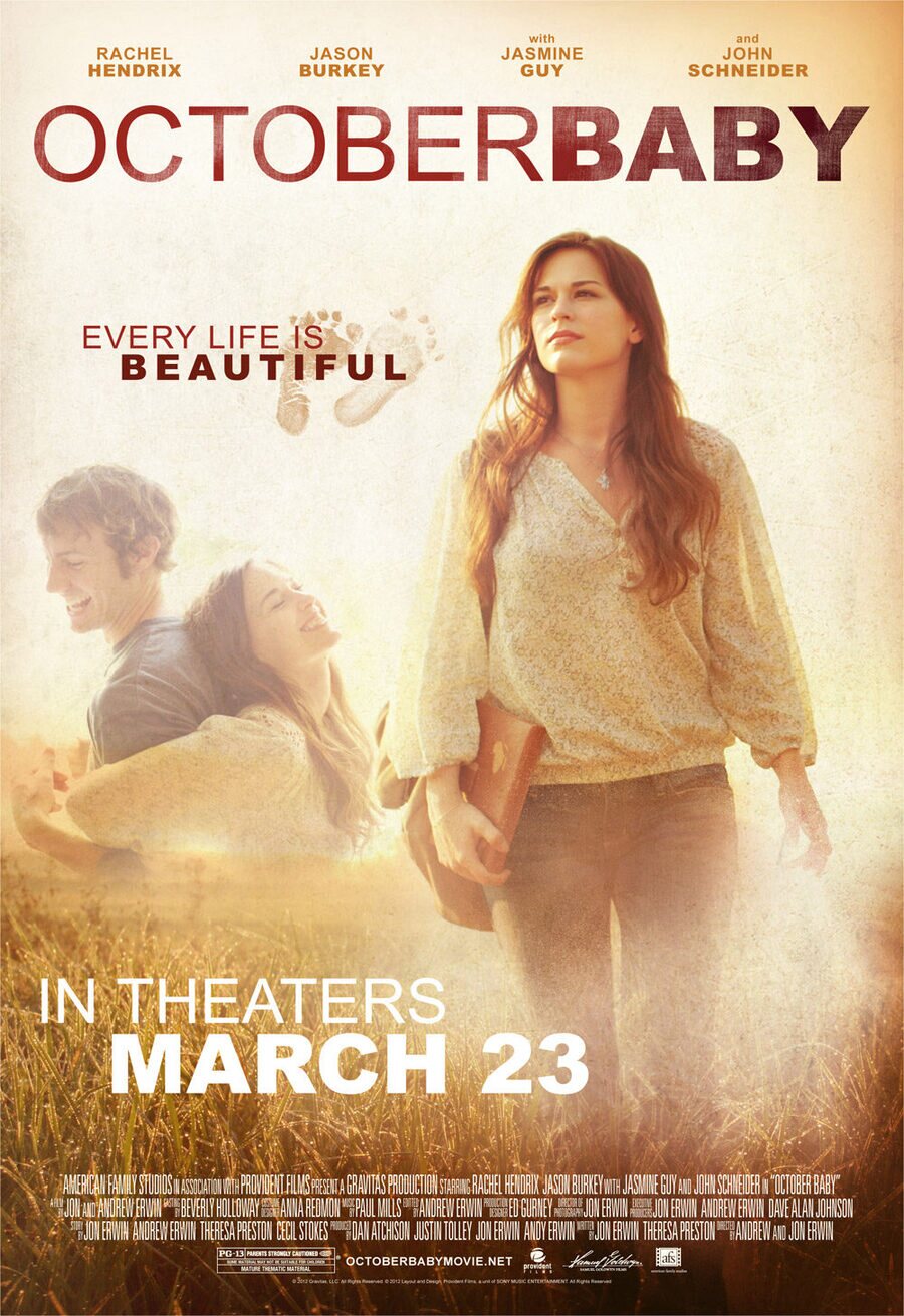 Cartel de October Baby - Estados Unidos