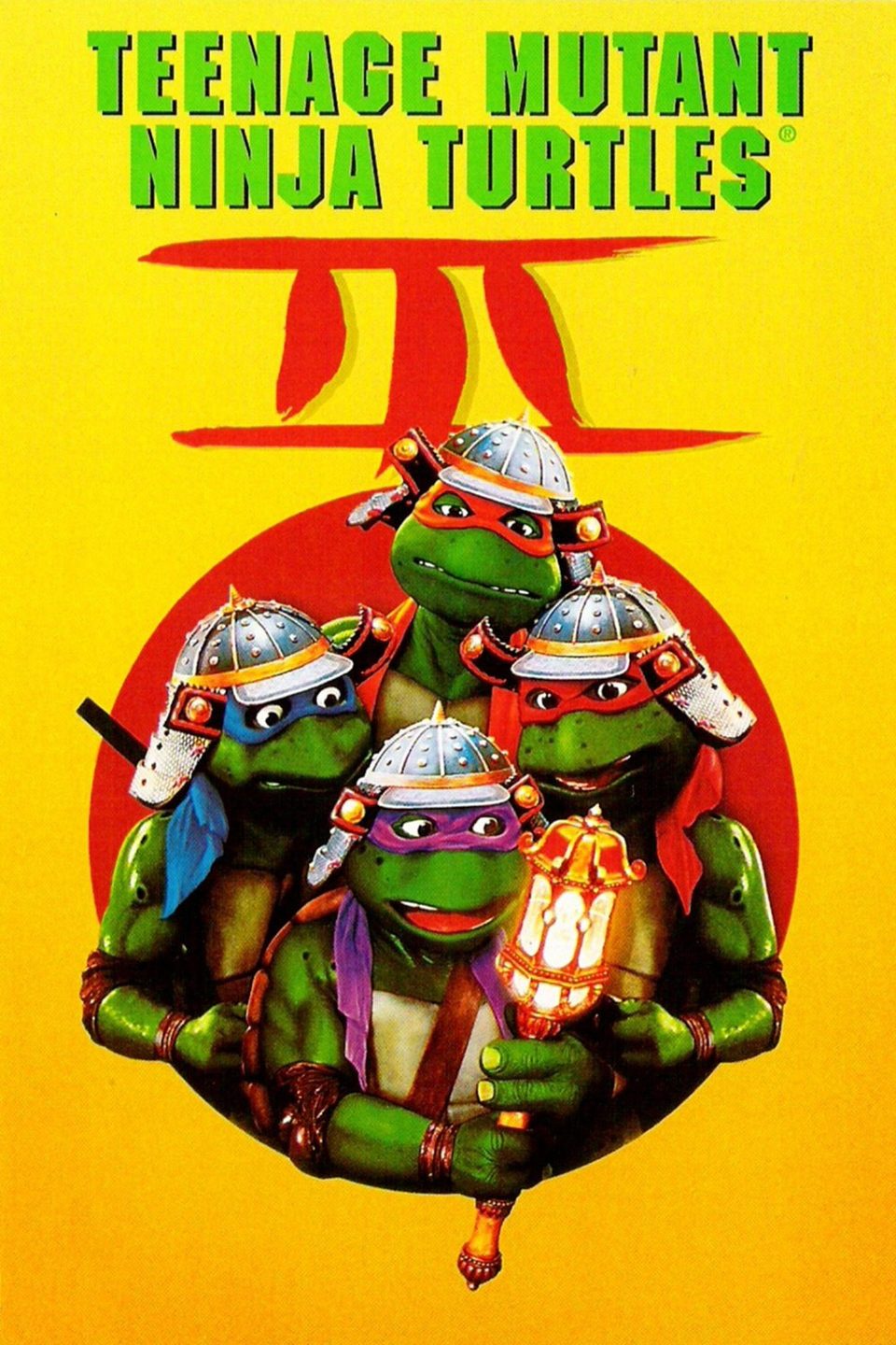 Cartel de Tortugas ninja III - EEUU
