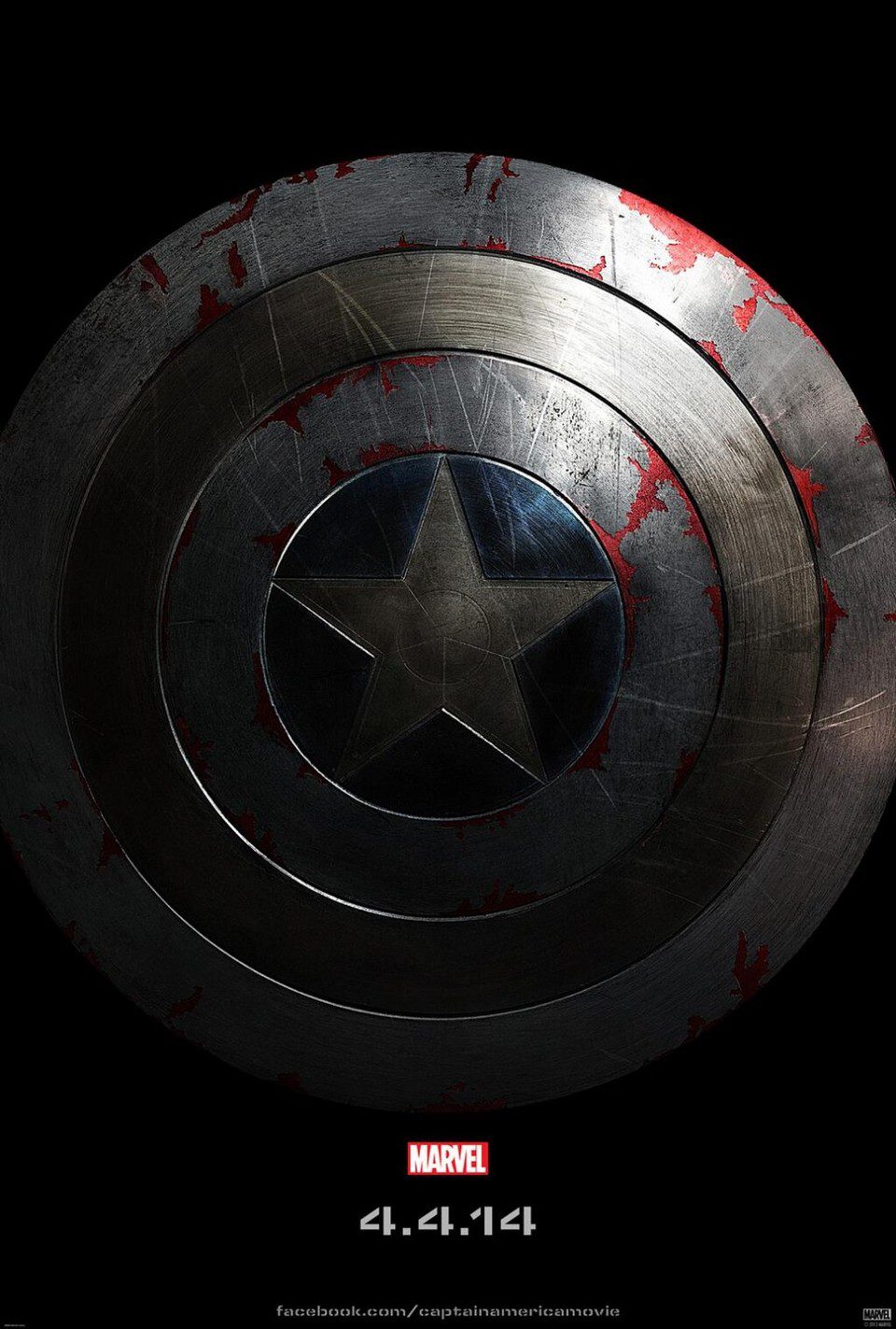 Cartel de Capitán América y el Soldado del Invierno - Teaser EEUU
