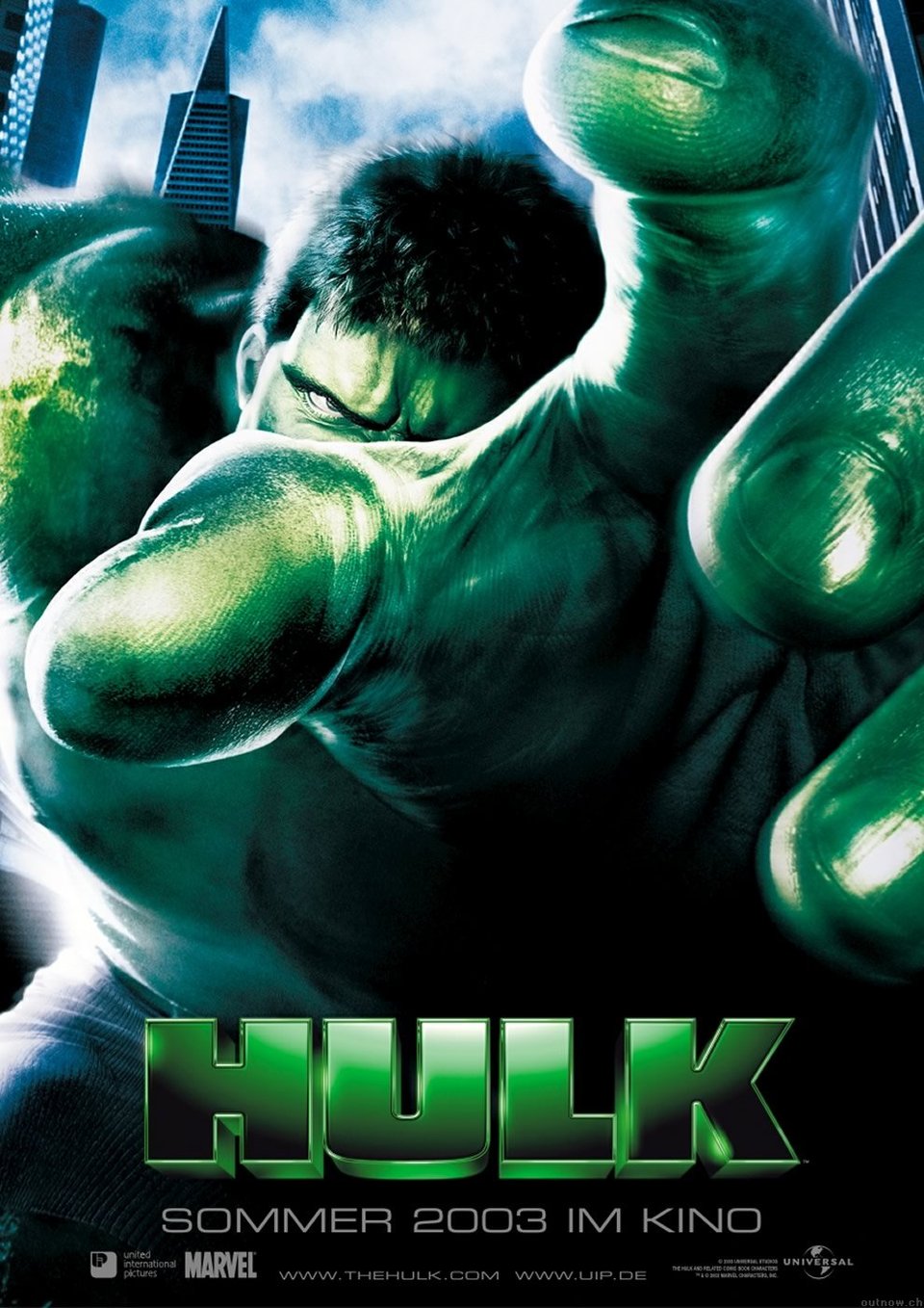 Cartel de Hulk - Alemania