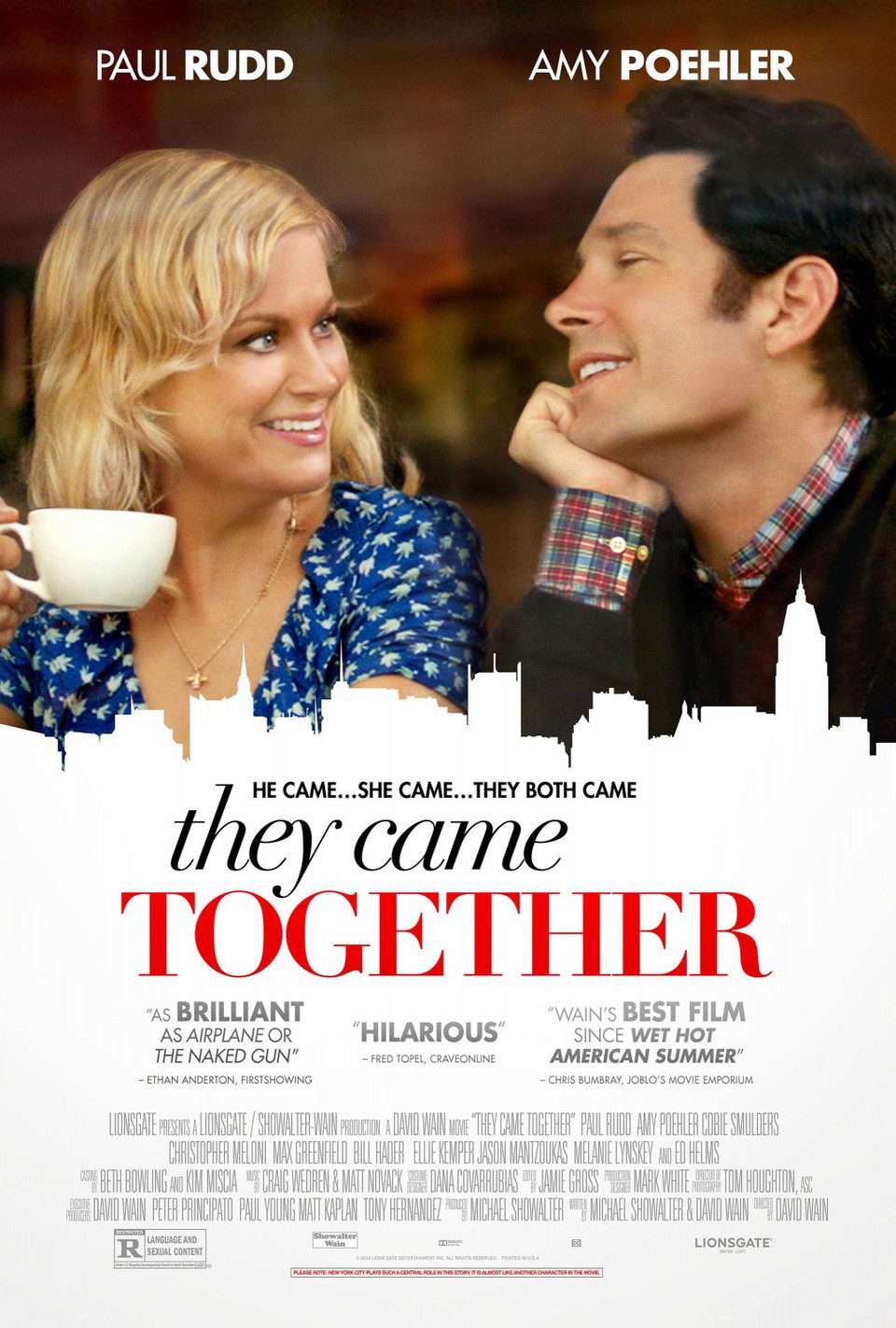 Cartel de They Came Together - Estados Unidos