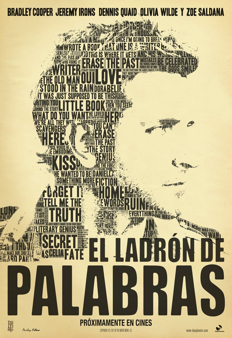 Cartel de El ladrón de palabras - España