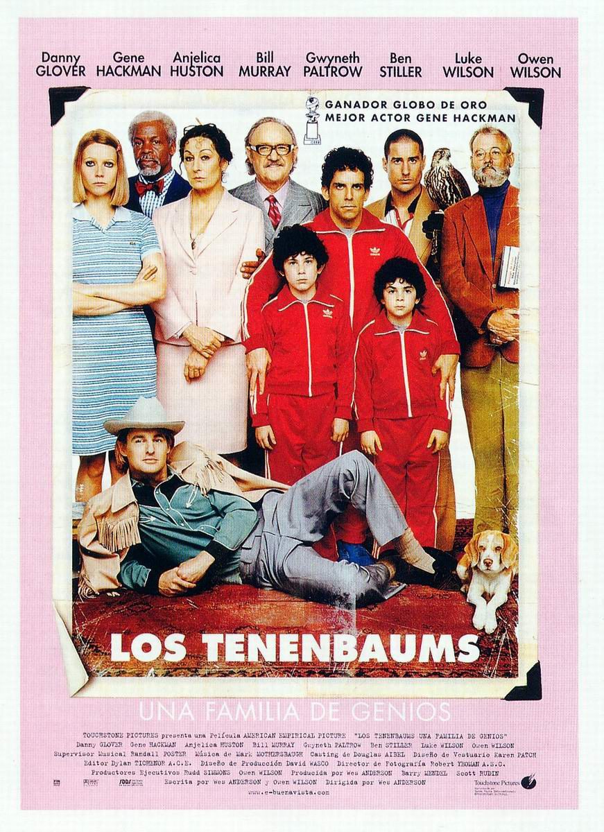 Cartel de Los Tenenbaums. Una familia de genios - España