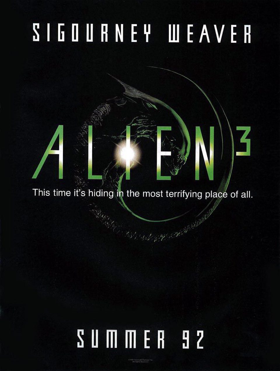 Cartel de Alien³ - Estados Unidos