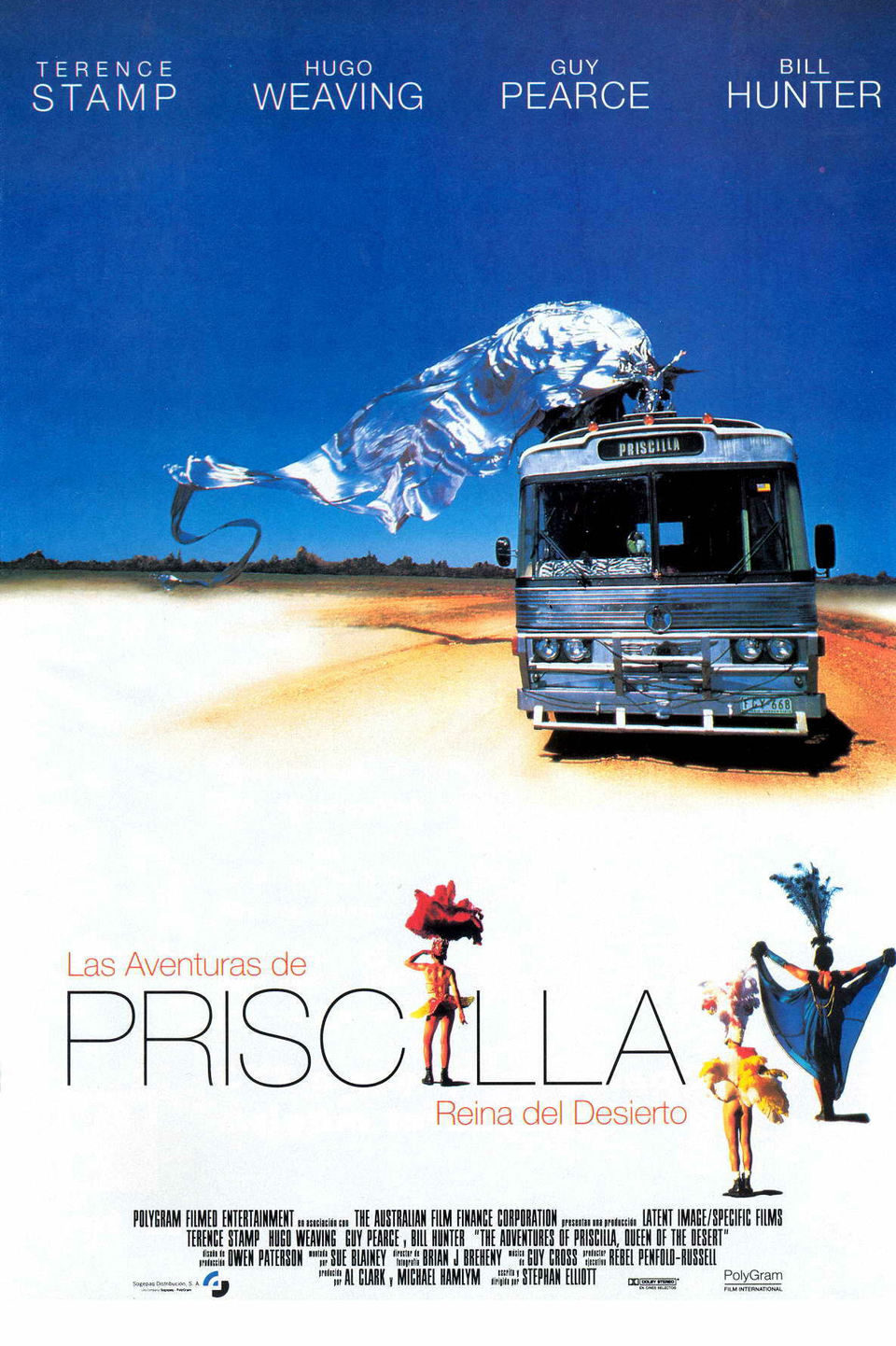 Cartel de Las aventuras de Priscilla, reina del desierto - España