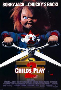 Cartel de Chucky: el muñeco diabólico 2