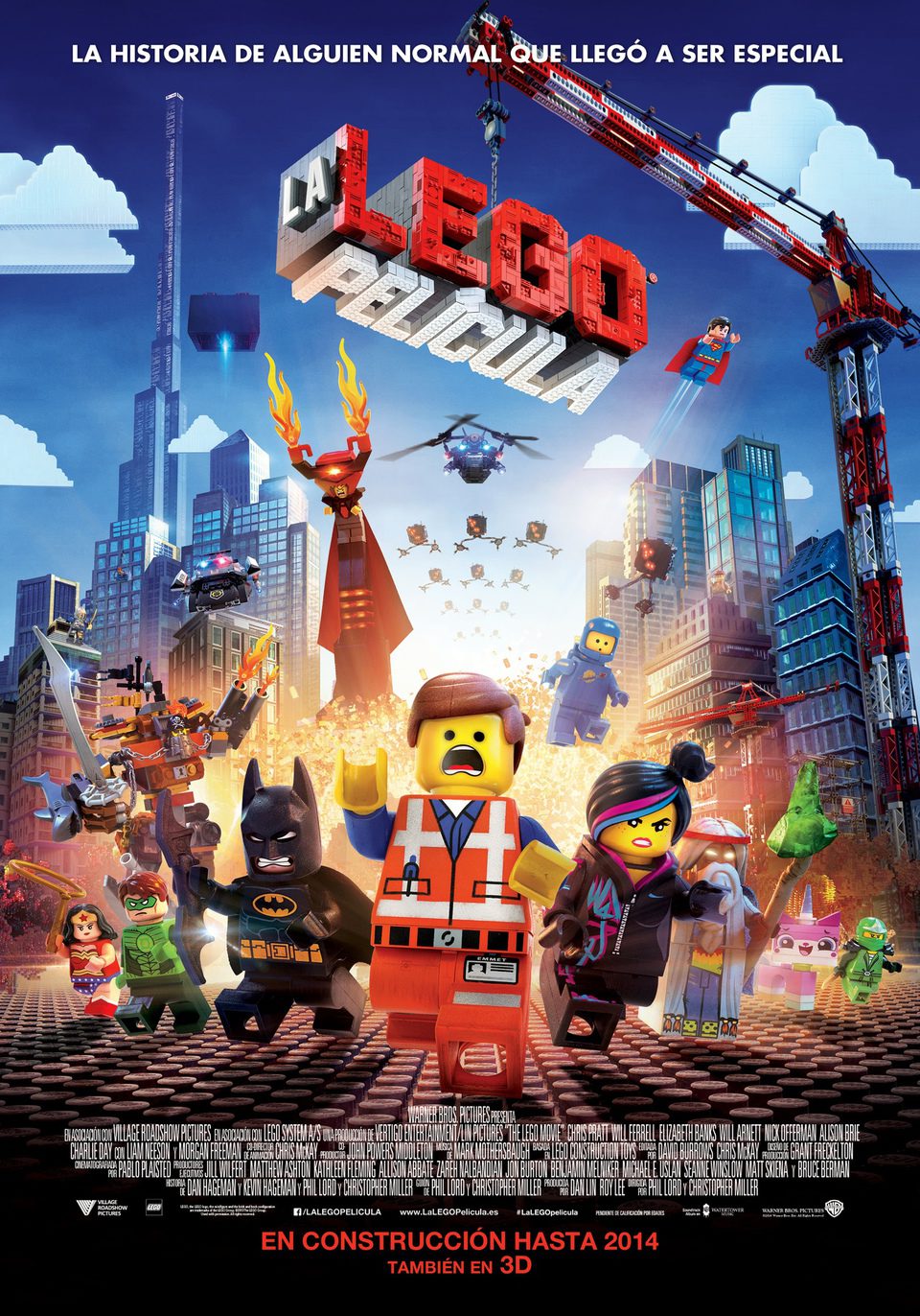Cartel de La gran aventura Lego - España 2