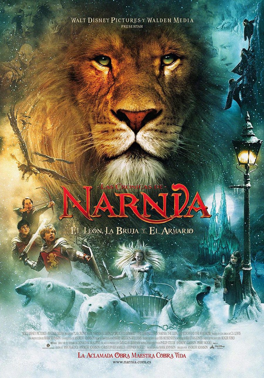 Cartel de Las crónicas de Narnia: El león, la bruja y el ropero - España