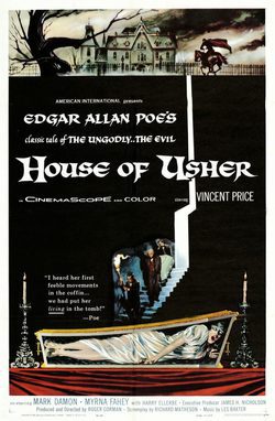 Cartel de La caída de la Casa Usher