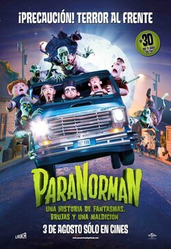 Cartel de ParaNorman: Una historia de fantasmas, brujas y una maldición