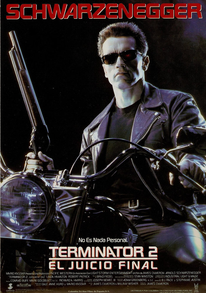 Cartel España de 'Terminator 2: Juicio Final'