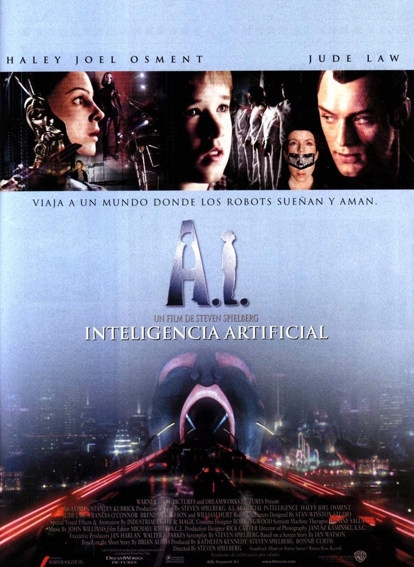 Cartel de A.I. Inteligencia Artificial - ESPAÑA