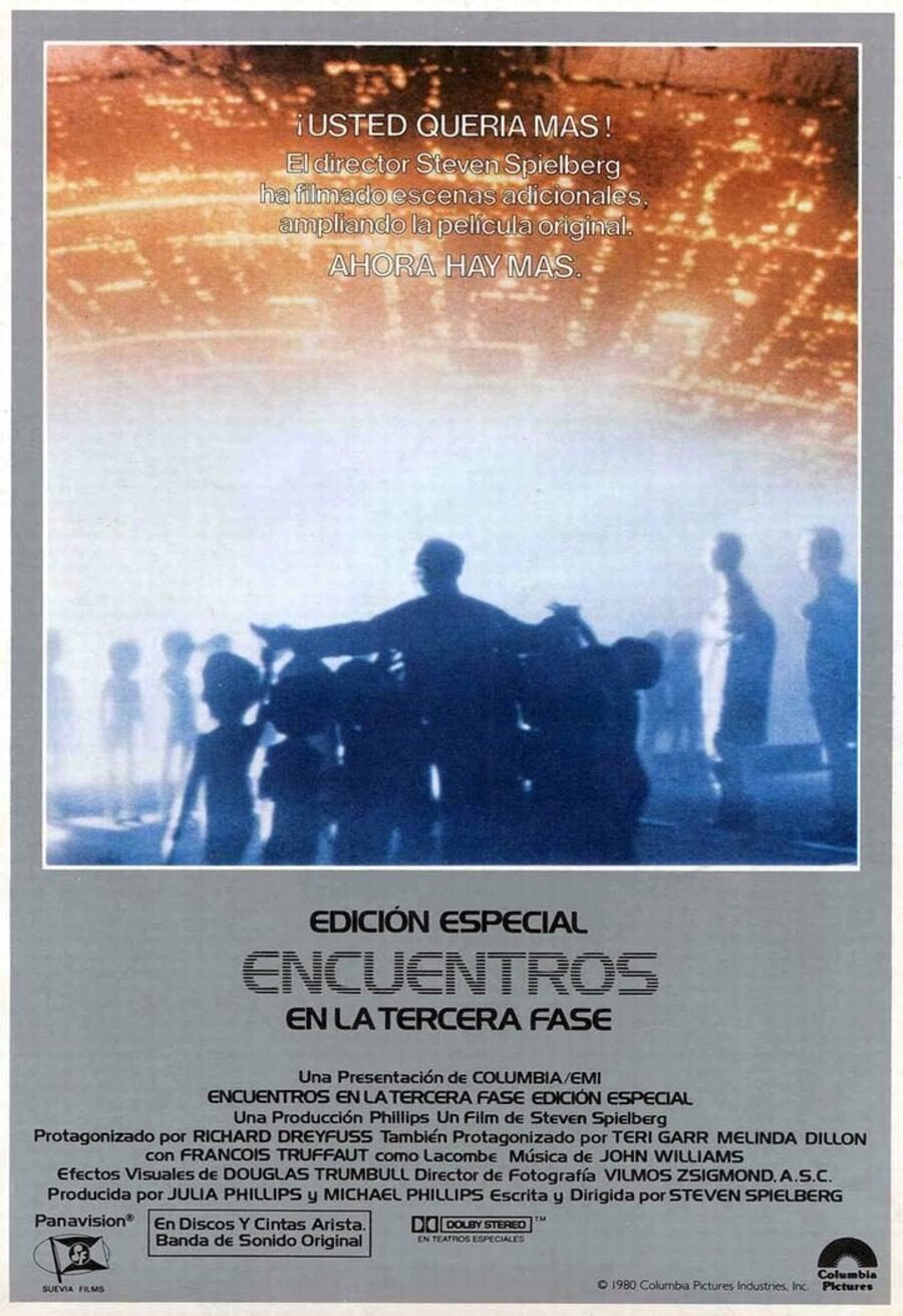Cartel de Encuentros Cercanos del Tercer Tipo - España