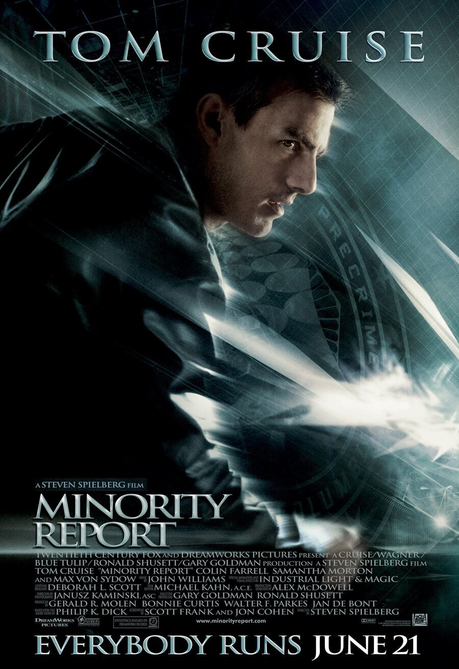 Cartel de Minority Report: Sentencia previa - USA