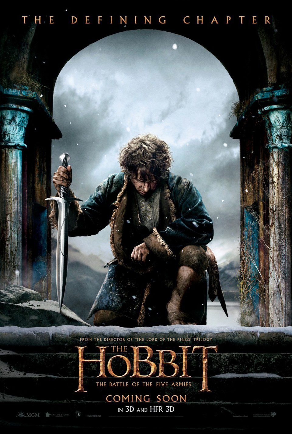 Cartel de El Hobbit: La batalla de los cinco ejércitos - Estados Unidos