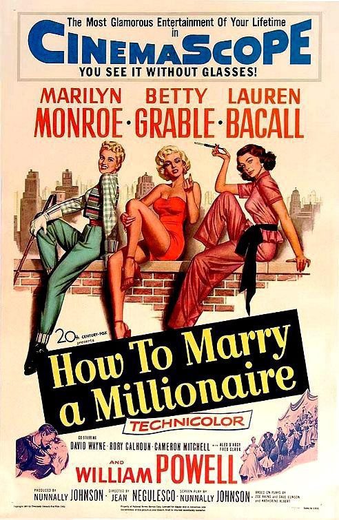 Cartel de Cómo casarse con un millonario - 