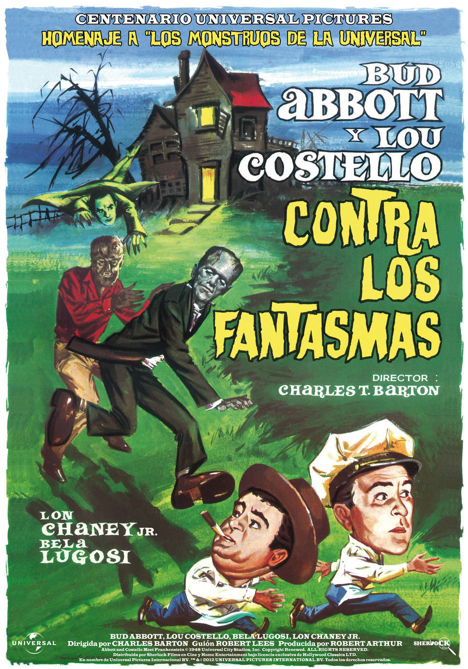 Cartel de Abbott y Costello contra los fantasmas - España