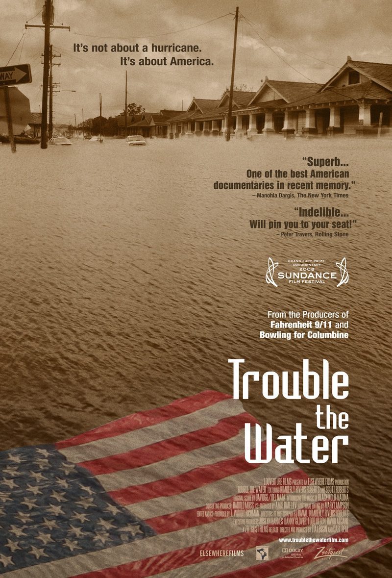 Cartel de Trouble the Water - EEUU