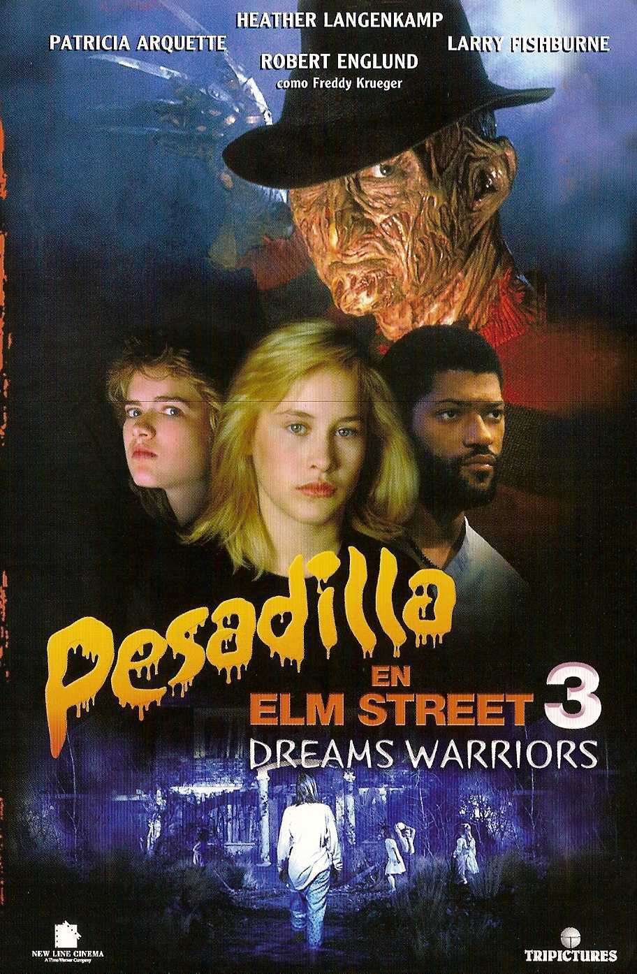 Cartel de Pesadilla en Elm Street 3, guerreros de los sueños - España