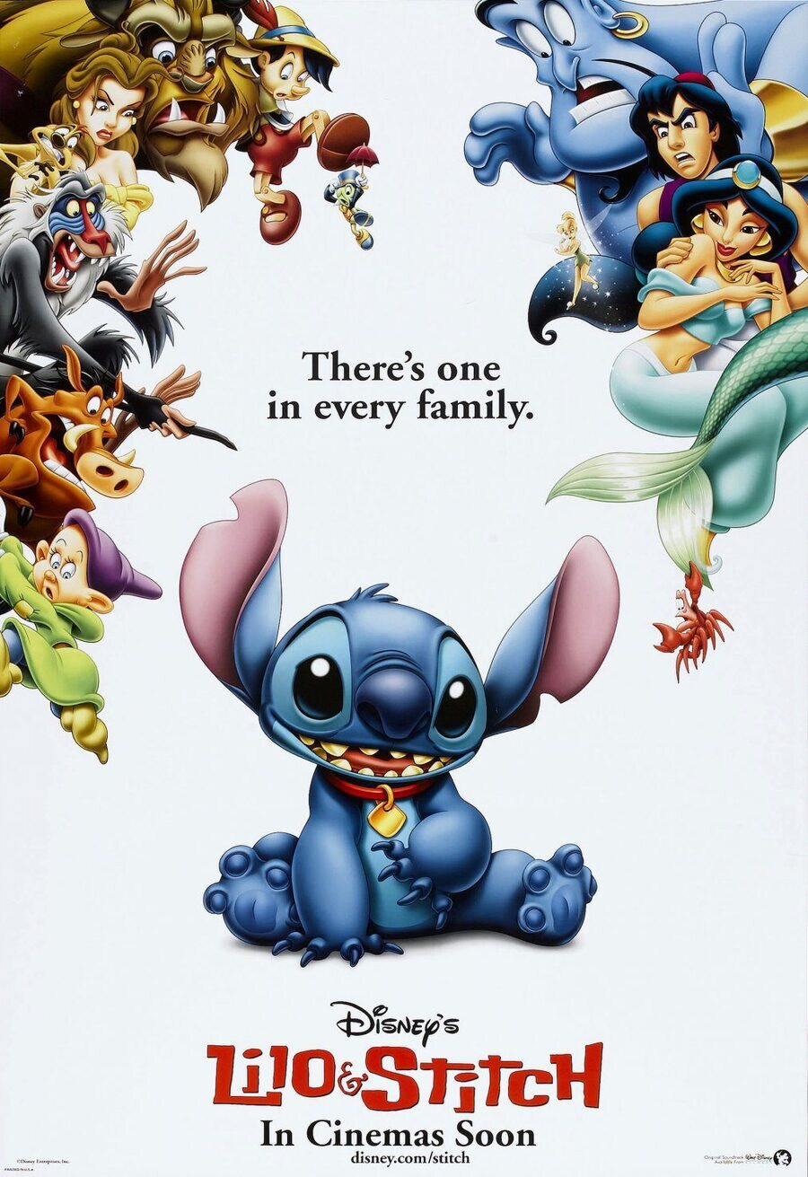 Cartel de Lilo y Stitch - Estados Unidos