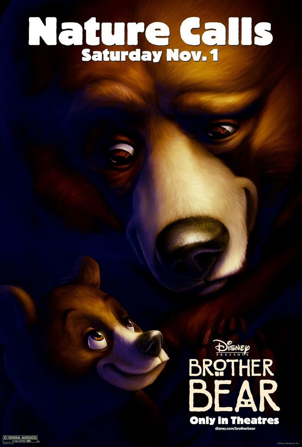 Cartel de Hermano oso - EEUU