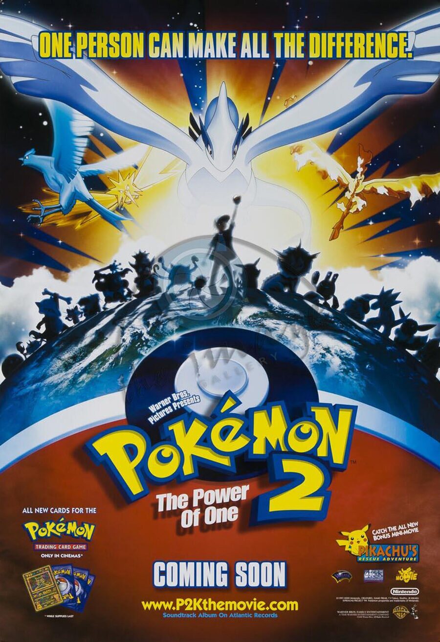 Cartel de Pokémon, la película 2000: El poder de uno - Estados Unidos