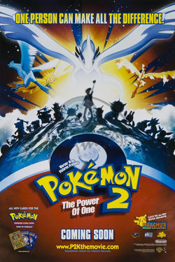 Cartel de Pokémon, la película 2000: El poder de uno