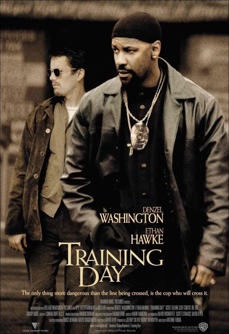 Cartel de Training Day (Día de entrenamiento) - EEUU