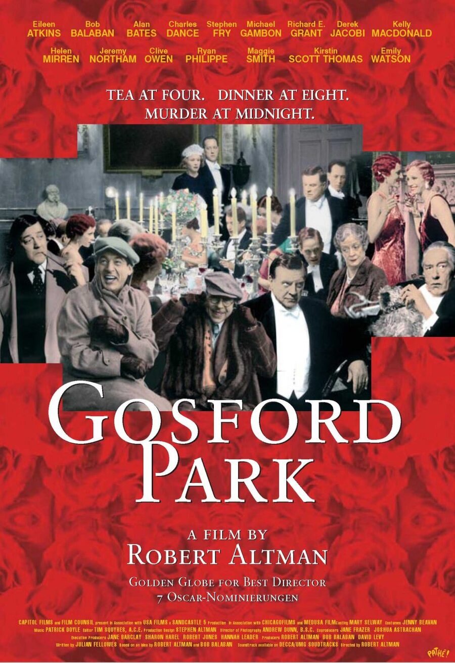 Cartel de Gosford Park - EEUU