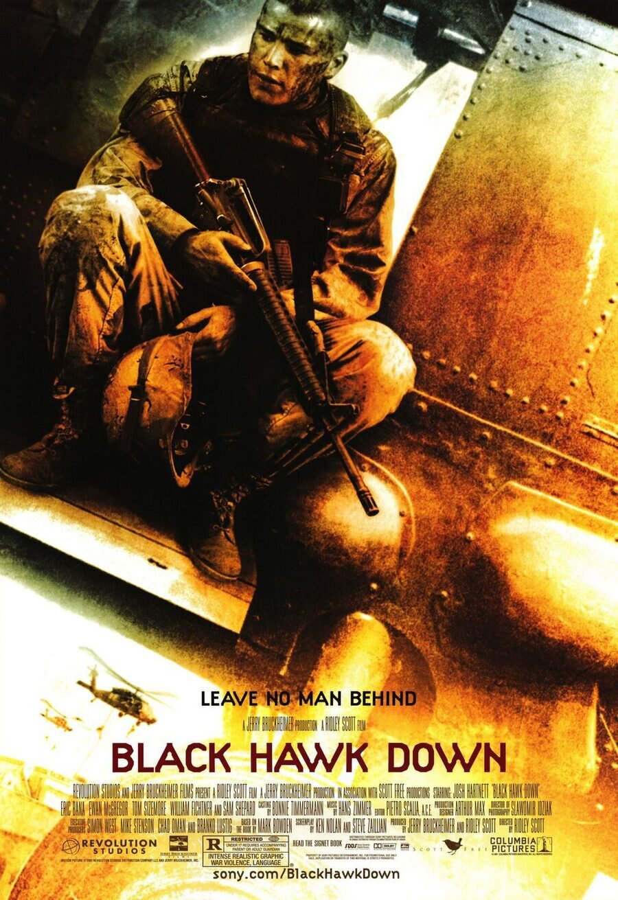 Cartel de Black Hawk derribado - EEUU