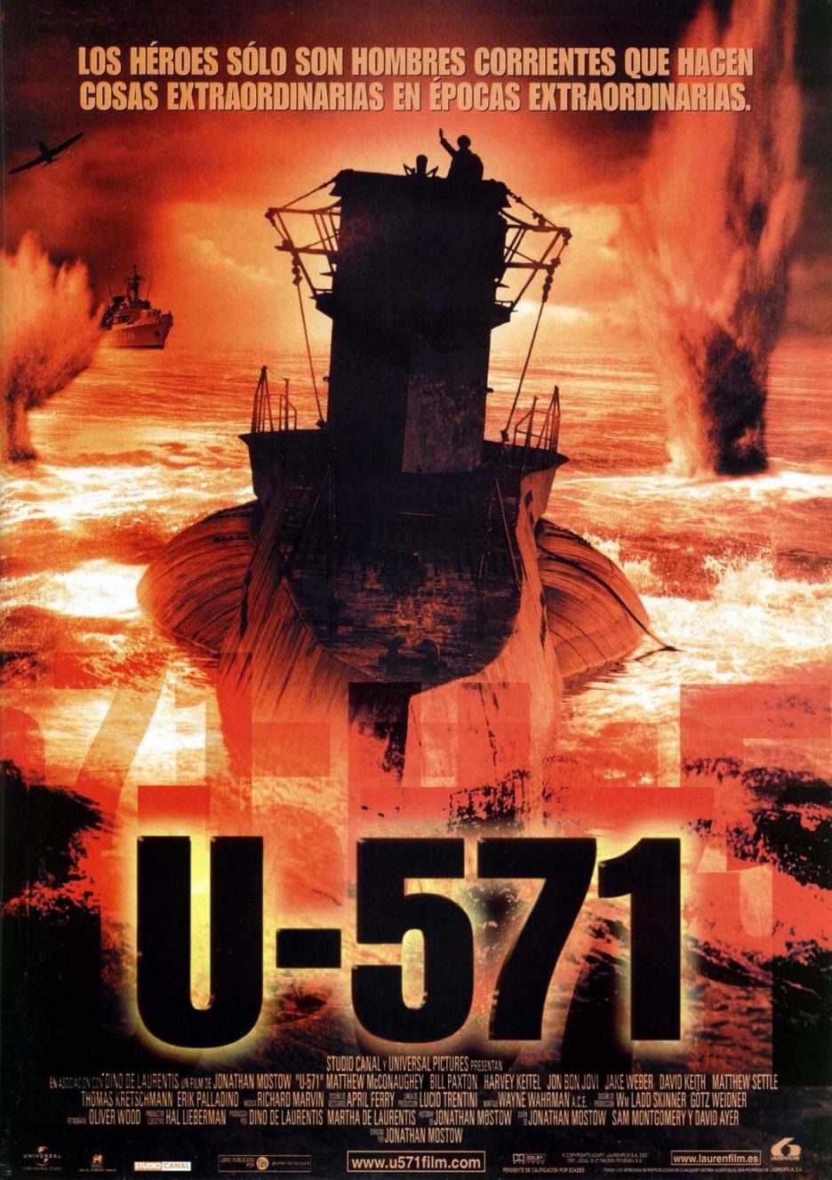 Cartel de U-571 - España
