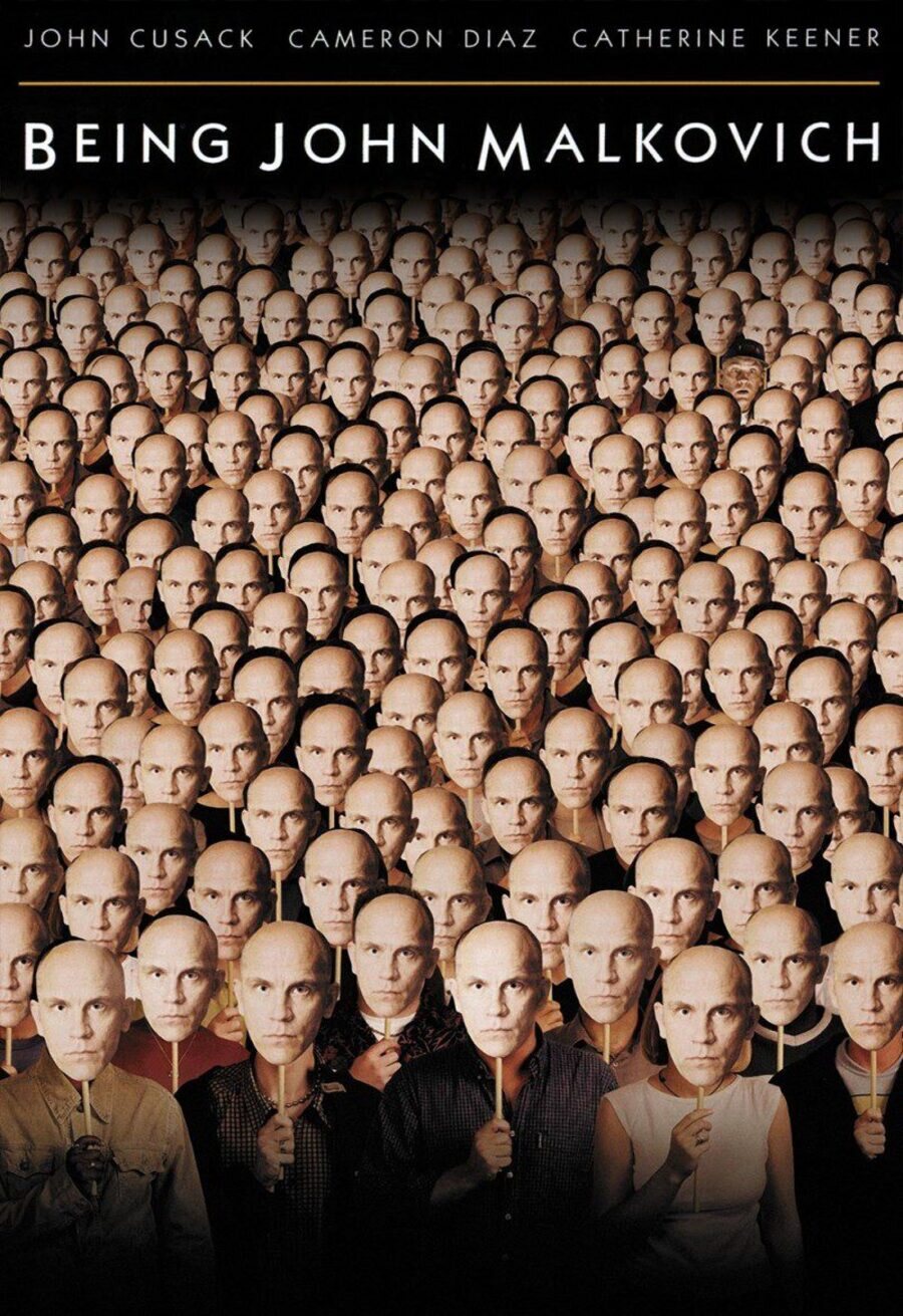 Cartel de Cómo ser John Malkovich - EEUU